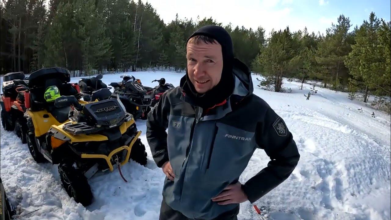 КВАДРОЦИКЛ ПО СНЕГУ!!!!!!!! - YouTube