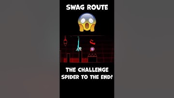 Geometry Dash: The Challenge swag route #shorts