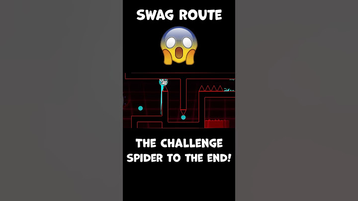 Geometry Dash: The Challenge swag route #shorts