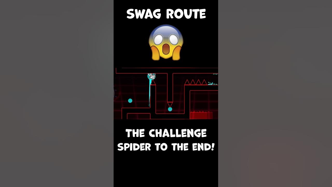 Geometry Dash: The Challenge swag route #shorts