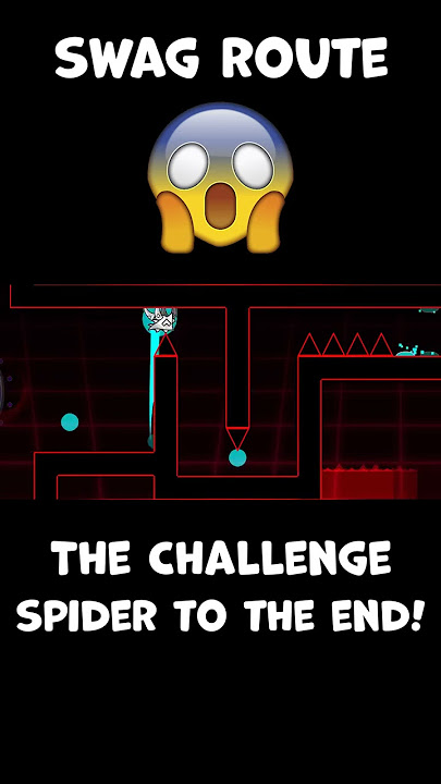 Geometry Dash: The Challenge swag route #shorts