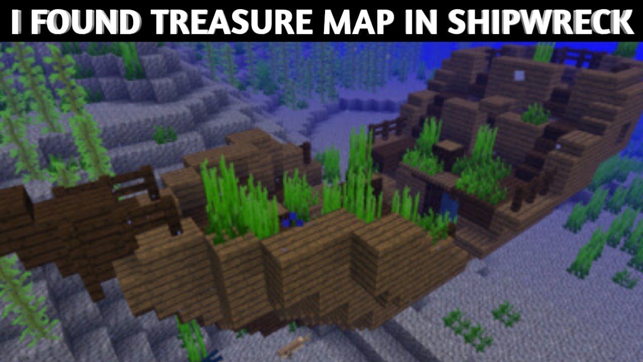 I FOUND TREASURE MAP IN SHIPWRECK | MINECRAFT #11 | - YouTube