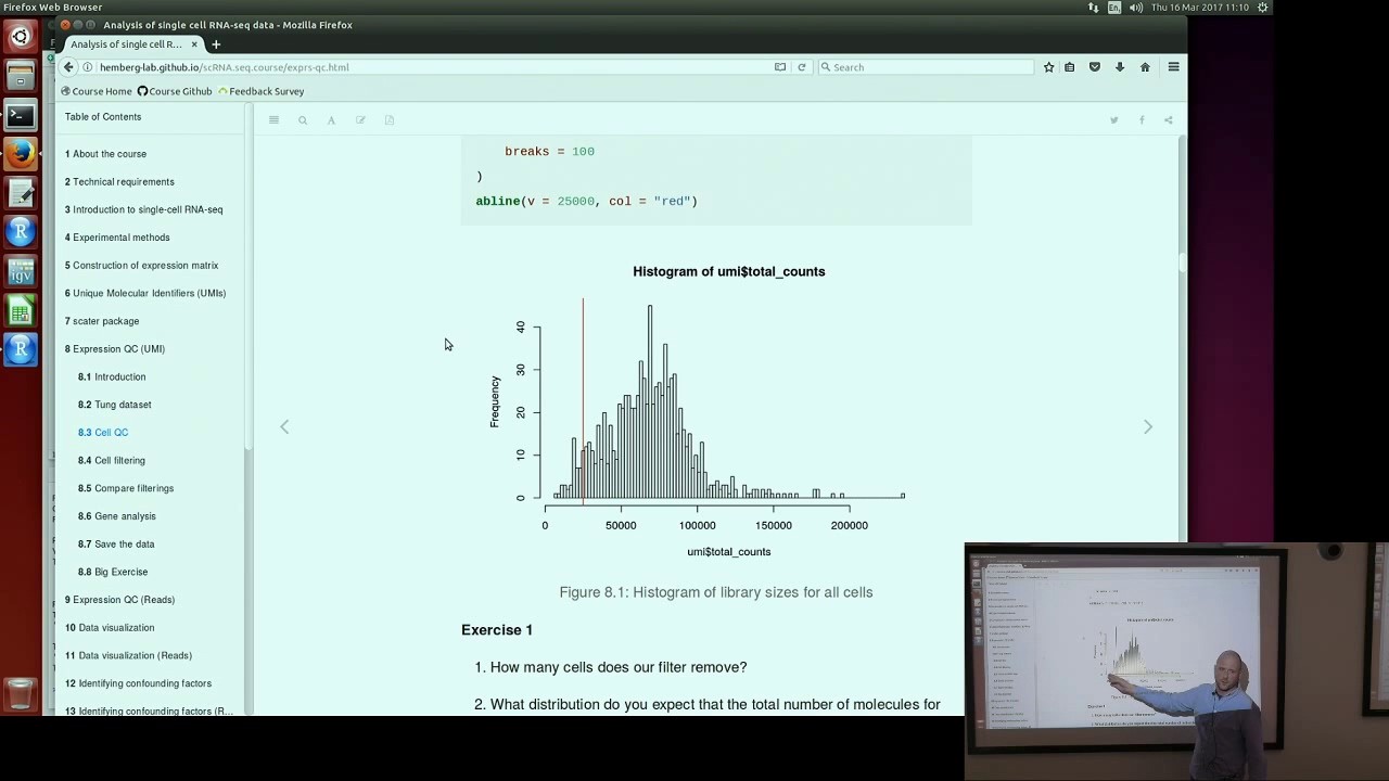 Analysis of single cell RNA-seq data Day 01 - Session 03 - YouTube