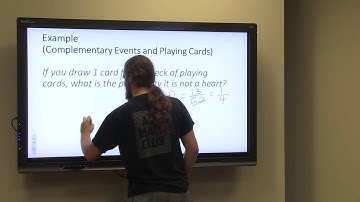 Probability   Complementary Events & Playing Cards