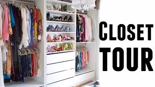 CLOSET TOUR VLOGMAS DAY 13 2018