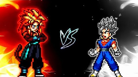 Xeno Gogeta SSJ4 V6 OP VS Vegito V3 OP (all form) in Jump Force Mugen