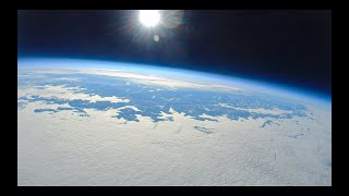 High-altitude balloon launch with solar radiation sensors