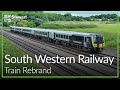 South western railway launch train wrap  stewart signs