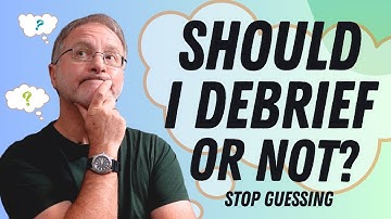 Stop met gissen: moet je een DEBRIEF houden of niet? (Gebruik dit in plaats daarvan) | playmeo