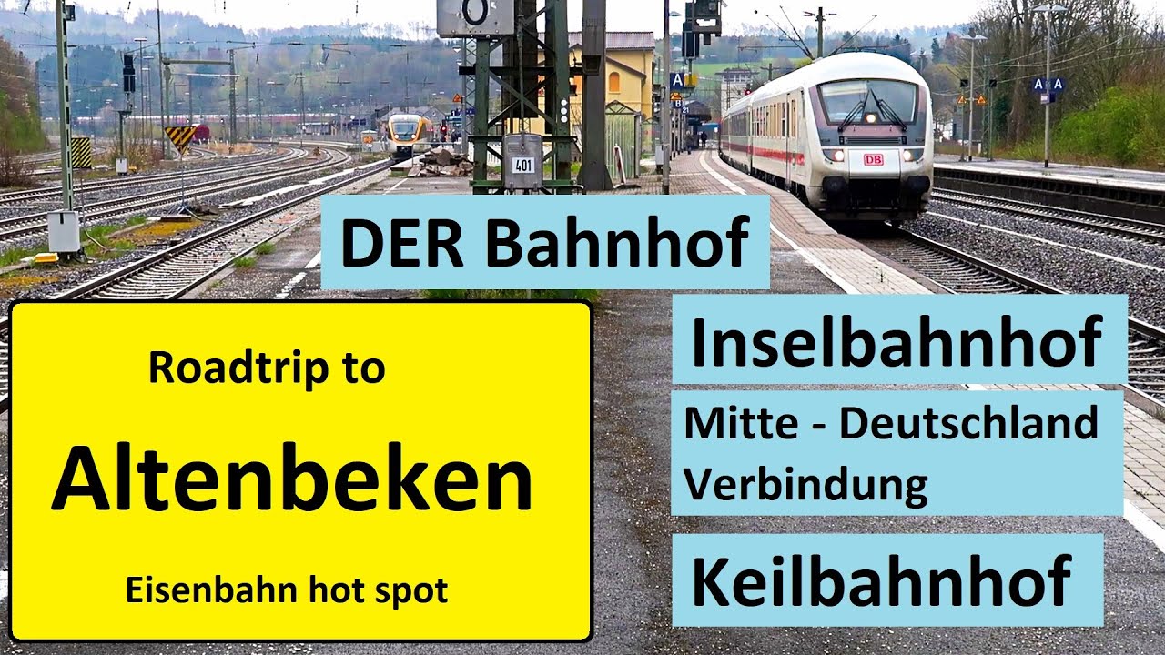 Der Bahnhof Altenbeken selbst - Roadtrip to Eisenbahn hot spot Altenbeken - Alex E AE