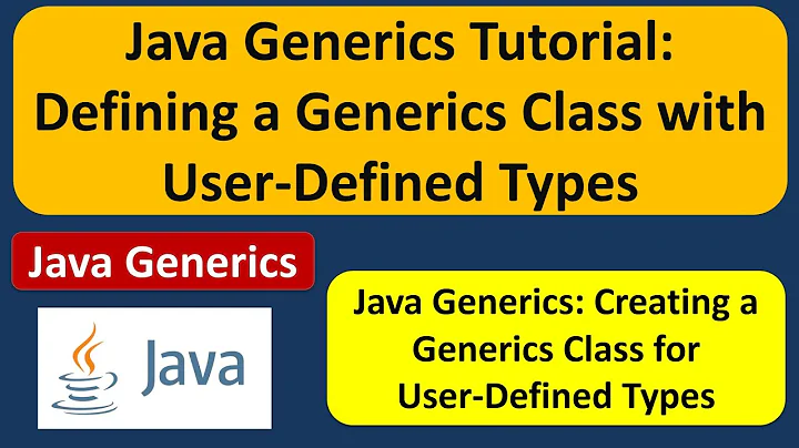 How to define a Generics class which accept user-defined class? | Generics in Java | Java Tutorial