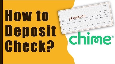 How to deposit paper check to Chime? // Mobile Check Deposit