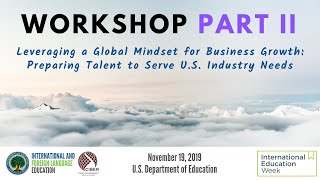 IEW 2019 Workshop (Part II) - Internationalizing Content in the Classroom