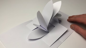Waterfall variation on a basic curve pop-up mechanism