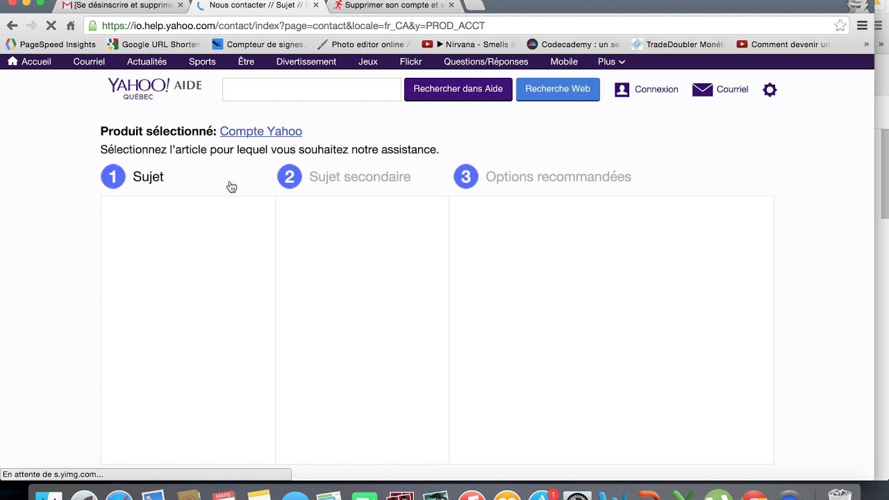 flickr account Contacter le service client Yahoo / Flickr