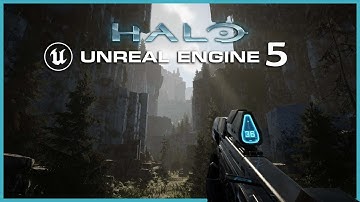 HALO Re-Created in Unreal Engine 5 [Zeta Halo Experience ]
