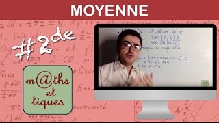 Calculer une moyenne (1) - Seconde