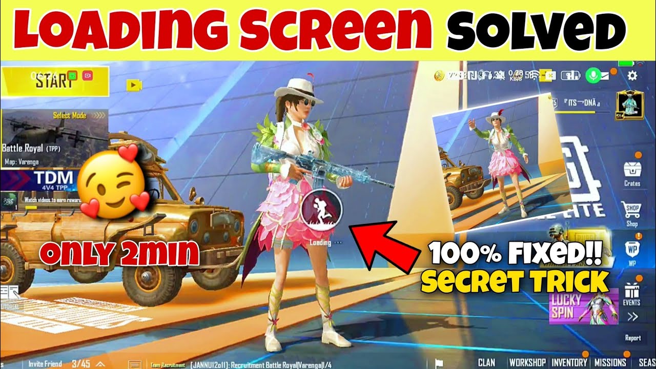 Pubg Lite Loading Screen Solved😍| Pubg Lite Loading Problem Solution | Pubg Lite Loading Error fixed