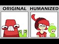 Alphabet Lore vs Humanized Alphabet Lore (by Hi Ani) Comparison Pt. 5