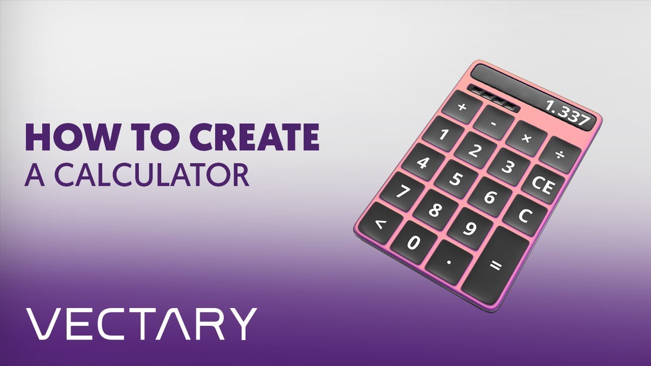 3d modeling a calculator with vectary beta 1 2 6 youtube calculator with i