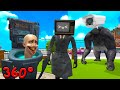 skibidi toilet meme animation - skibidi king kong - VR 360° Video