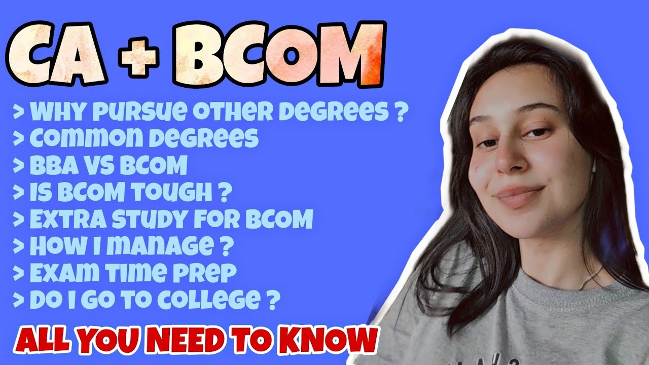 CA ALONG WITH BCOM || ALL YOU NEED TO KNOW! - YouTube