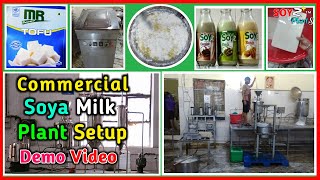 Soya Milk Plants Setup || Tofu machine || Soya Paneer Plants || Pristine Plant India || Soyz Plants