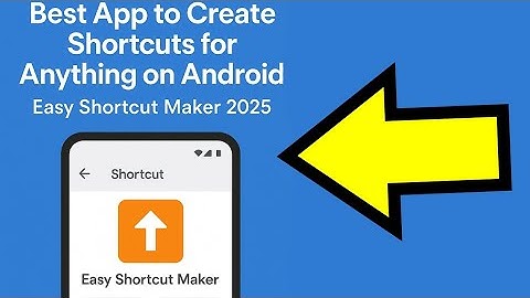 Best App to Create Shortcuts for Anything on Android | Easy Shortcut Maker 2025