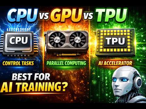 CPU vs GPU vs TPU Explained | Which Processor Powers AI & LLMs?