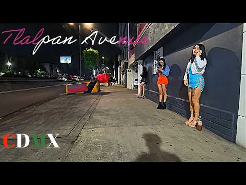 Tlalpan Ave After Dark Real Mexico City Streets At Night