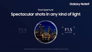 Samsung Galaxy Note9 Dual Aperture