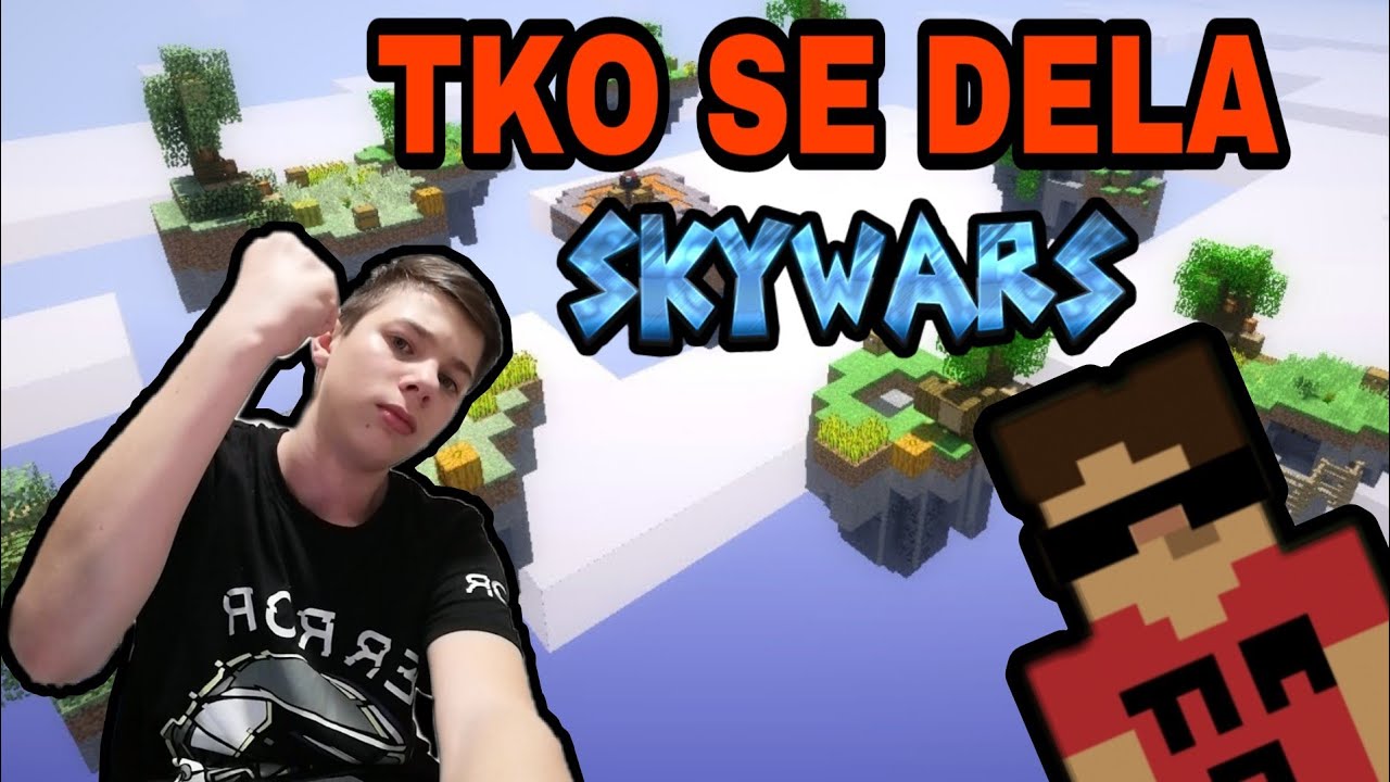 S kontrolerjem je vse lažje /minecraft skywars [SLO]
