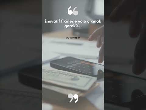 İnovatif fikirlerle yola çıkmak | internetten para kazan, Motivasyon