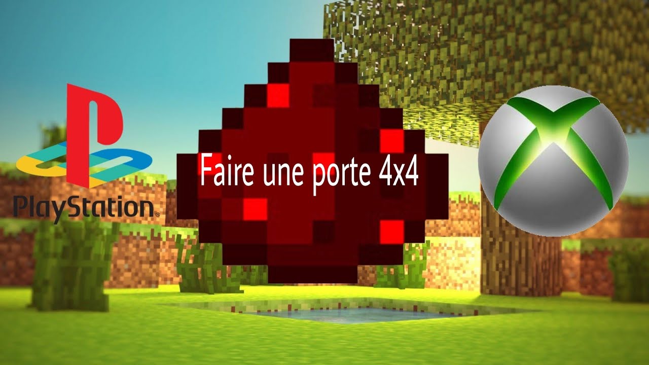 [TUTO MINECRAFT] FAIRE UNE PORTE 4X4 - YouTube