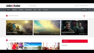 VideoTube - Video WordPress Theme | Video Broadcast WordPress Theme