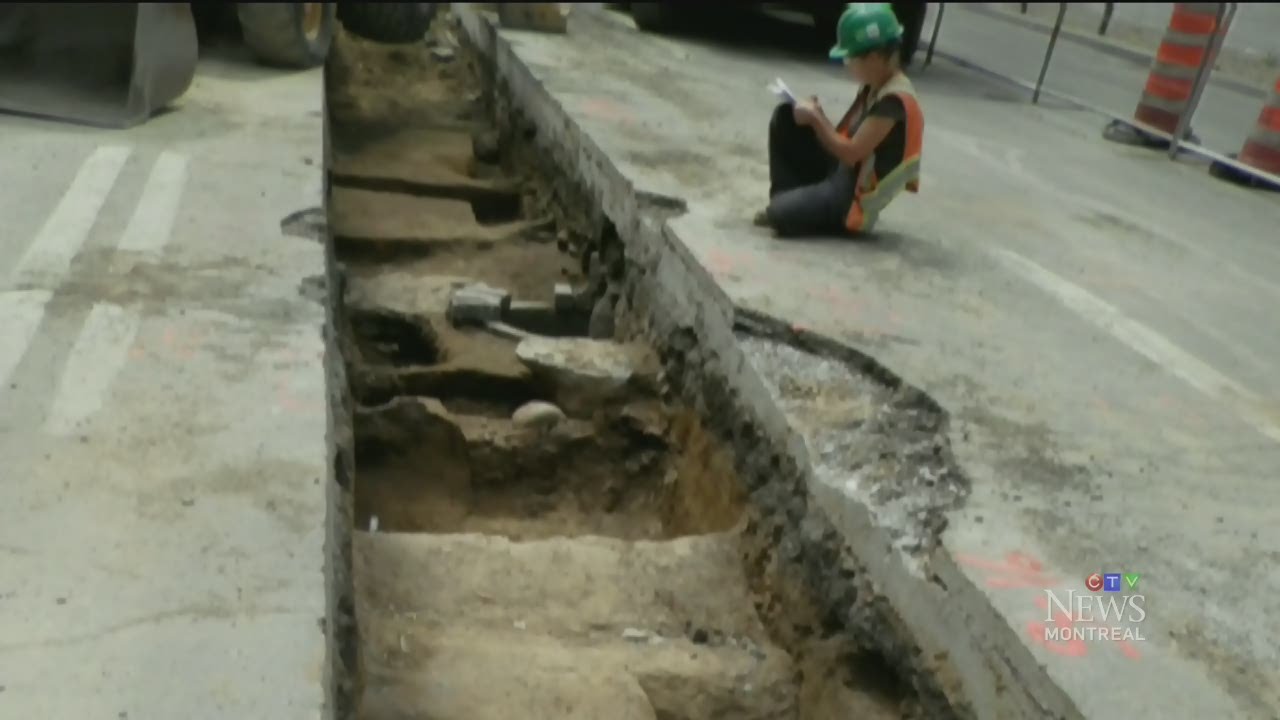Construction leads to in archeological finds in Montreal