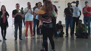 Eddy Vents and Upa, dancing kizomba on a Zouk song