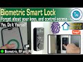 Biometric Smart Lock - Deadbolt type - How easy is it to install? Smart Home