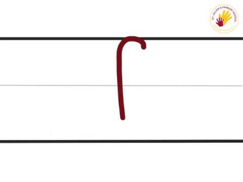Letter Formation Lowercase f