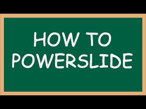 HOW TO POWERSLIDE ON A SKATEBOARD