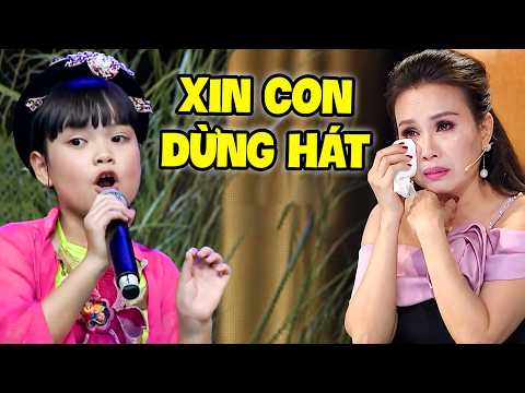 Cẩm Ly NGHẸN GIỌNG "XIN CON DỪNG HÁT" khi nghe cô bé hát bolero ai nghe cũng XÉ LÒNG