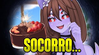 Fazendo BOLO DE 1 MES de LIVE INFINITA - Subathon dia 30