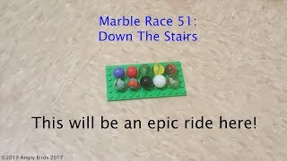Marble Race 51 (Down The Stairs)