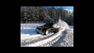 Bmw e36 winter fun