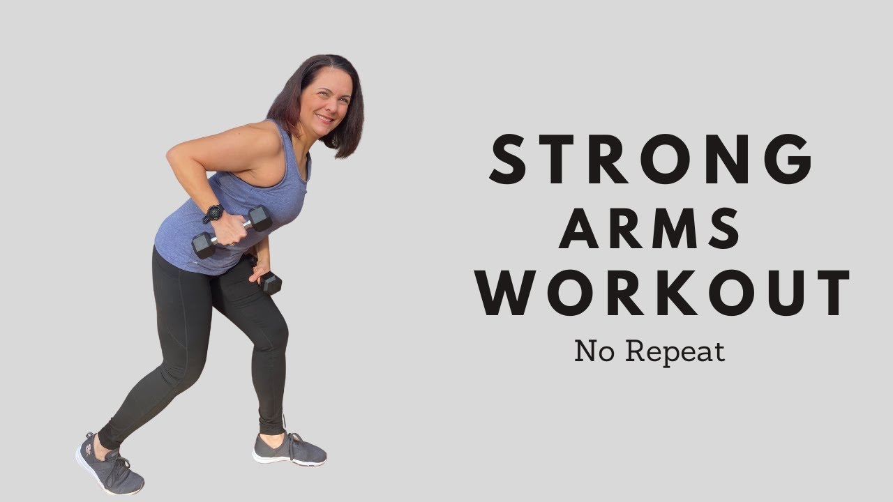 15 minute upper body strength workout- No repeat - YouTube