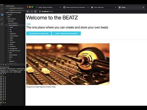 Drum pad app demo