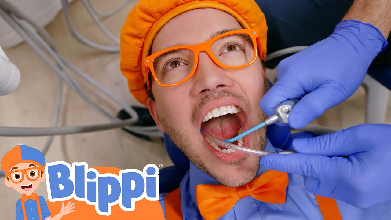 Blippi at the Dentist Blippi Learning Videos for Kids YouTube