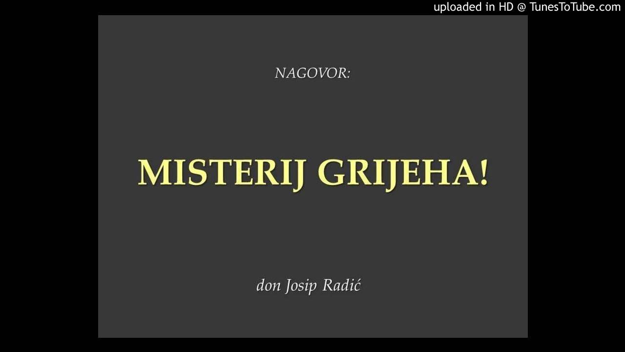 MISTERIJ GRIJEHA!