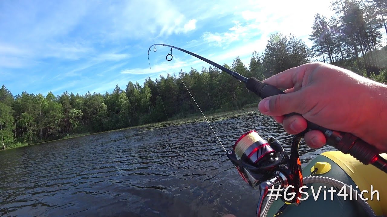 За щукой с лайтом / Озеро Малое Павково  / Архангельск 05.07.2020