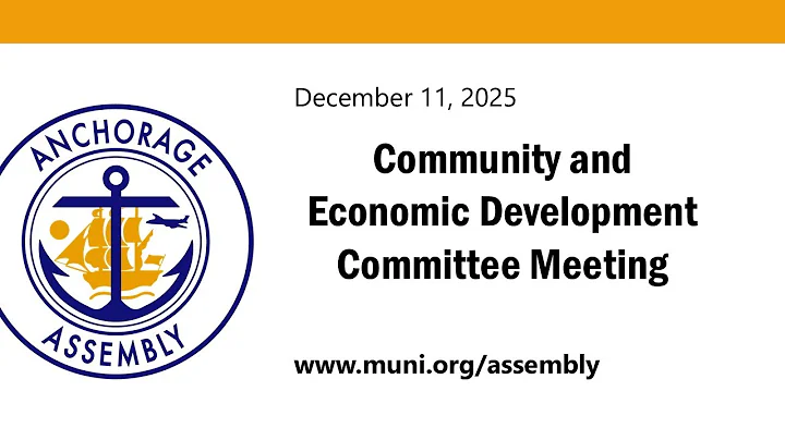 Community and Economic Development Committee Meeting